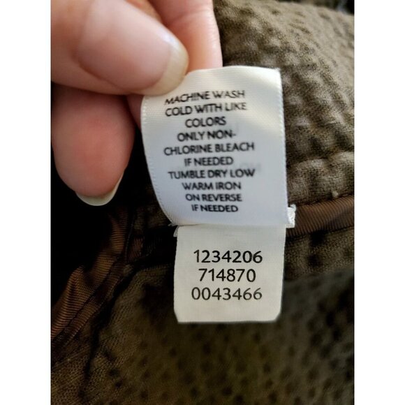 J. Jill Corduroy Women's Blazer/Jacket Oversized Button Up Size Medium Chocolate - Picture 8 of 13